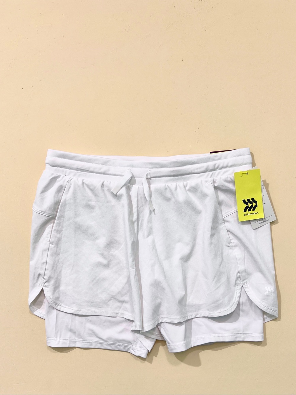 All in Motion brand Girls' size XL Mid-Rise 2-in-1 Flowy Shorts NWT